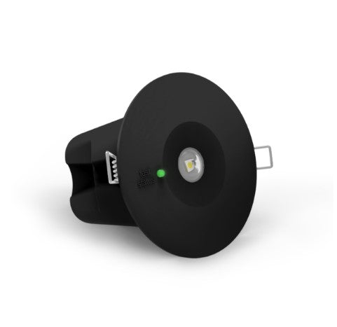 Ledfire D40 Basic Emergency Light 1.5W Recessed Black