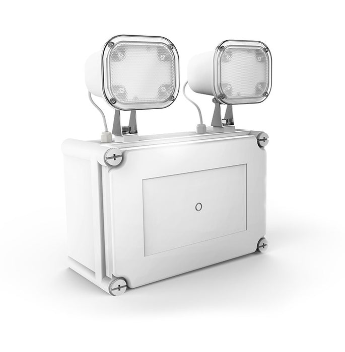 Twinspot Pro Emergency Light High-Powered IP65 White
