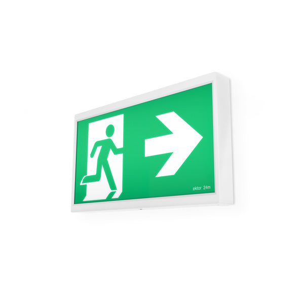 Boxit Slimline Emerency Exit Wall Mnt 24m Basic