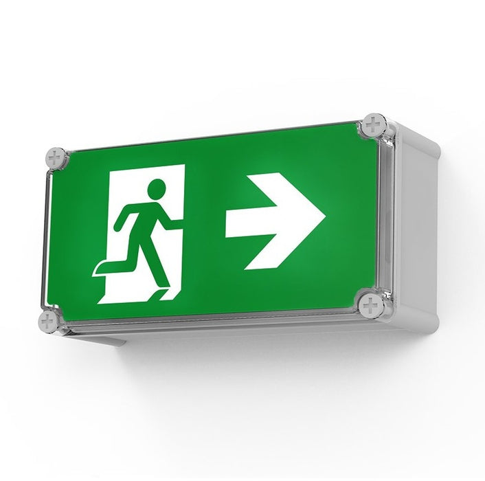 Boxit Pro Exit Light Wall Mount Dali 24m