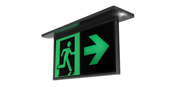 Lynk Razor Exit EM Recessed edgelite 24M PRO w/wireless Blk