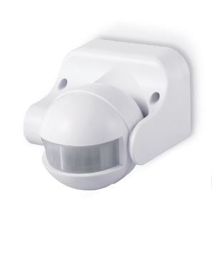PIR Sensor 12m Wall Mount IP44 White