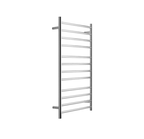 Heated Towel Ladder 120R 12Bar Rnd Dual Wir 1180x400x90mm