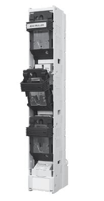 Jean Muller Din1 Fuse Disconnect Vert 250A 3P Indiv Sw