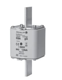 Jean Muller SM3-GL/500 500A Din3 Fuse