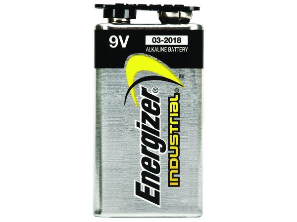 Battery Alkaline 9V Size Industrial EACH (Pkt12)