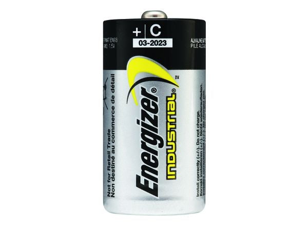 Battery Alkaline C Size Industrial 12Pk