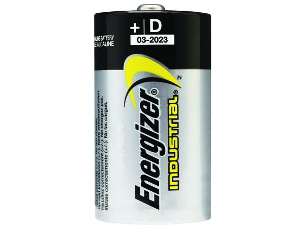 Battery Alkaline D Size Industrial 12Pk