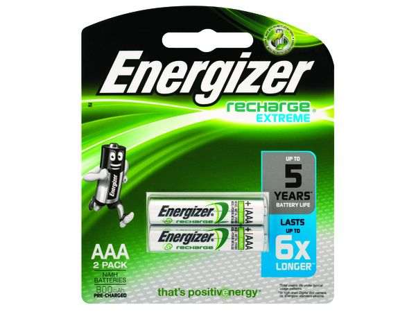 Battery Recharge AAA Size 2Pk