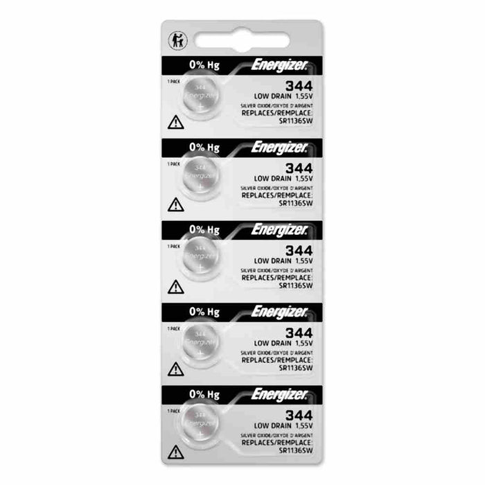 Watch Battery Silver Oxide 344-350 1.5V Each