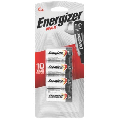 Battery Max C Size 4Pk