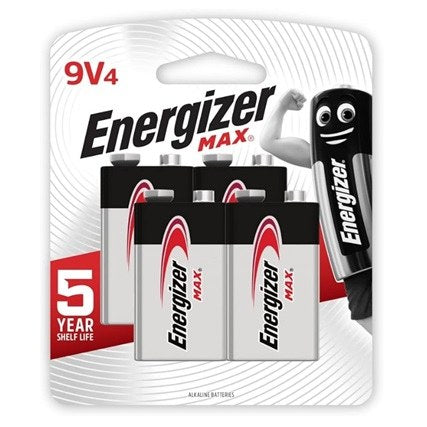 Battery Max 9V 4Pk