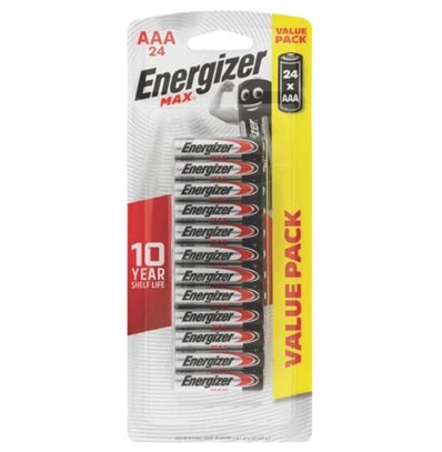 Battery Max AAA Size 24Pk
