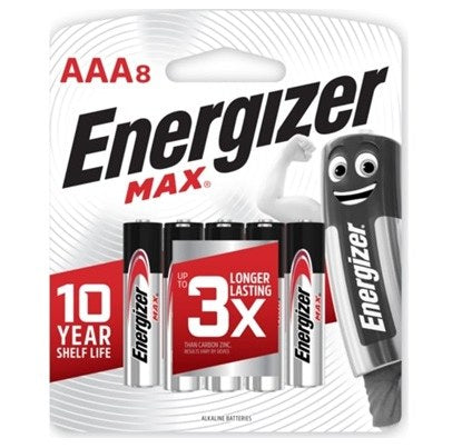 Battery Max AAA Size 8Pk