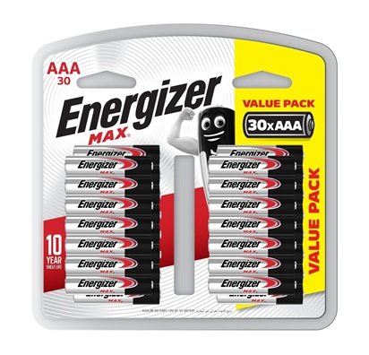 Battery Max AAA Size 30Pk