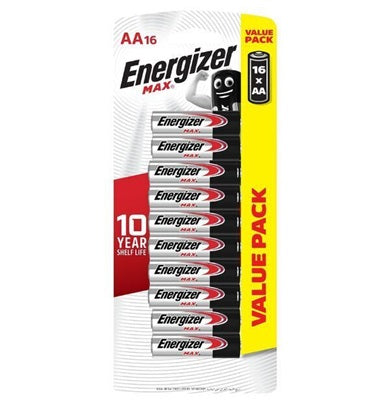 Battery Max AA Size 16Pk