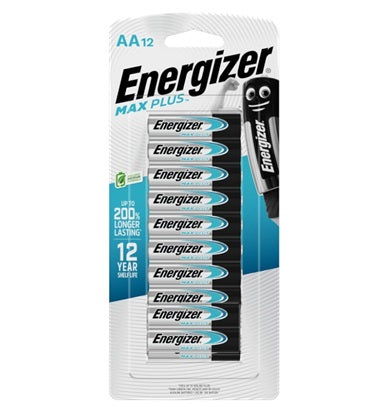 Battery Max Plus AA Size 12PK