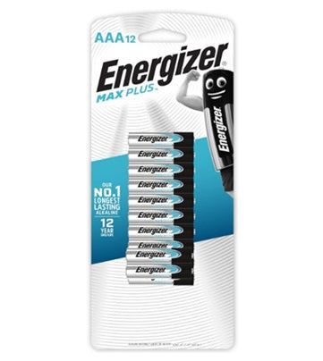 Battery Max Plus AAA Size 12PK