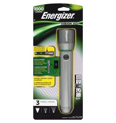 Vision Torch Metal Rechargeable 1000lm