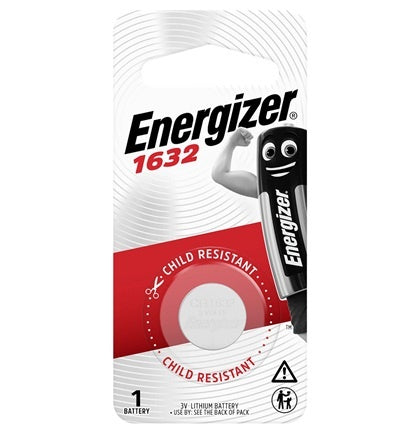 Battery Lithium Coin CR 1632 3V Blister Each