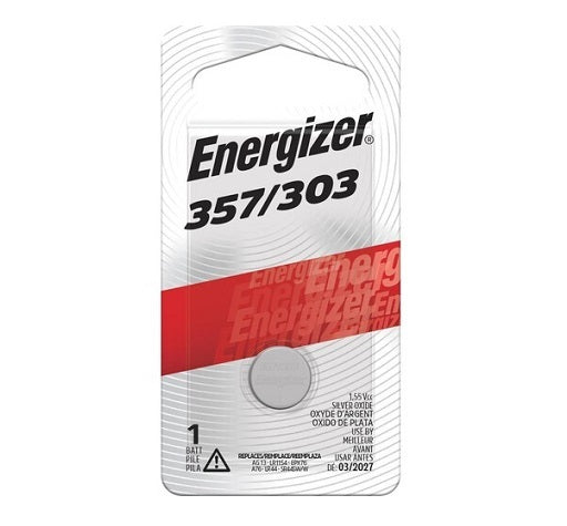 Watch Battery Silver Oxide 357BPZ 1.5V Ea