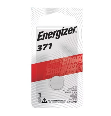Watch Battery Silver Oxide 371/370 1.5V Each