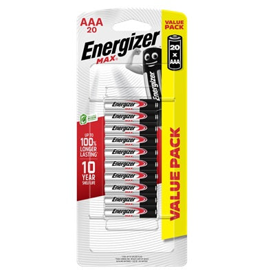 Battery Max AAA Size 20Pk