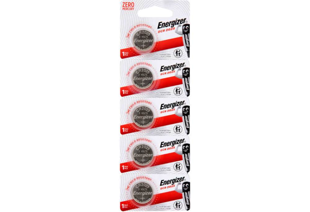 Battery Lithium Coin CR 2025 3V Ea
