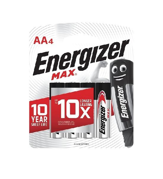 Battery Max AA Size 4Pk