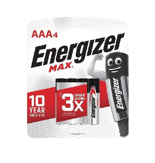 Battery Max AAA Size 4Pk