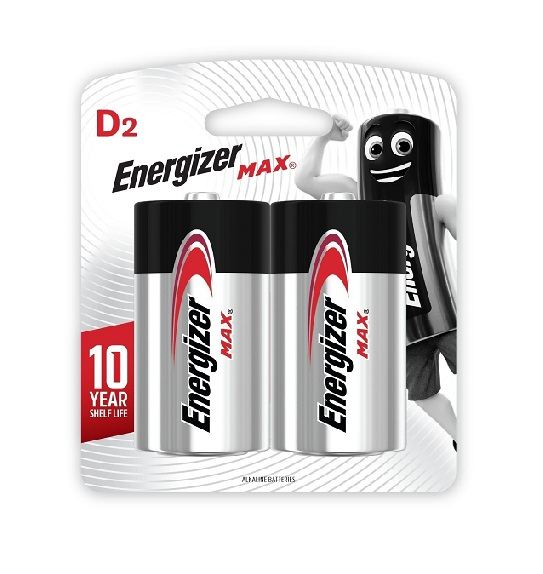 Battery Max D Size 2Pk