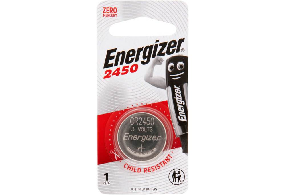 Battery Lithium Coin CR 2450 3V 1Pk