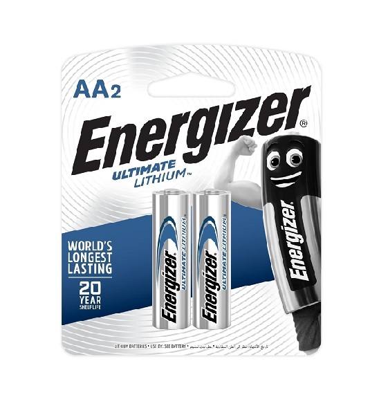 Battery Lithium AA Size 2Pk