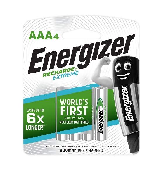 Battery Recharge AAA Size 4Pk