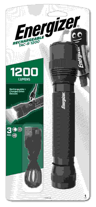 Tactical Torch Metal Rechargeable 1200lm