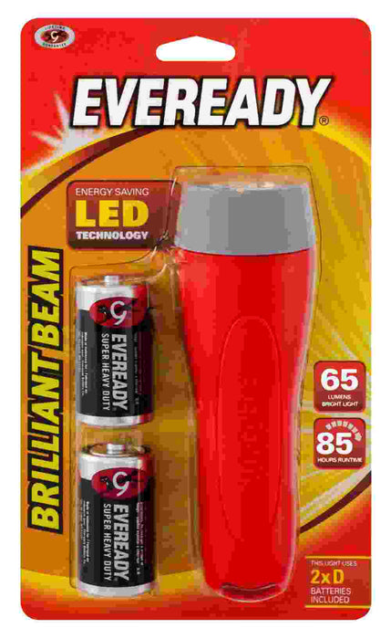 Eveready Torch 2D 65lm Brilliant Beam