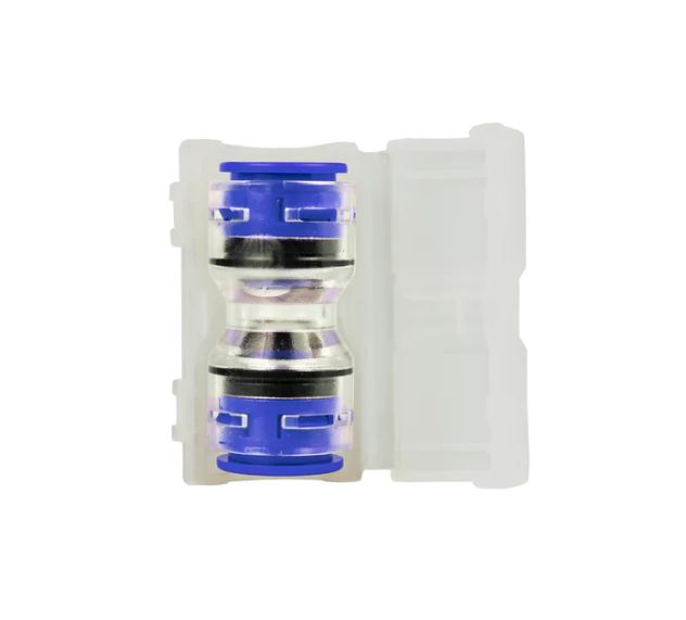 Microduct Straight Connector 7/3.5mm with cover