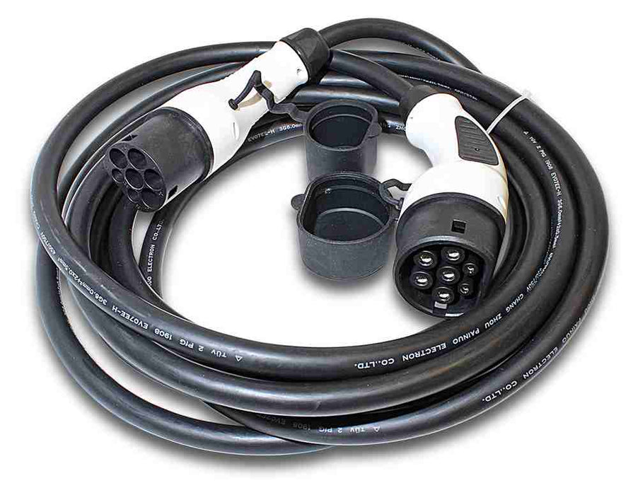 EV Cable 1Ph 16A T2-T1 5m Charger