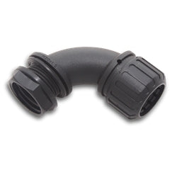 RF Nylon 16MM Elbow Fitting M20 tHREAD 90 degrees IP67