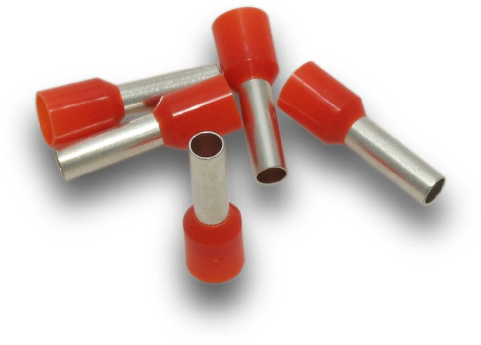 Bootlace Terminal Orange 4mm (Pkt100)