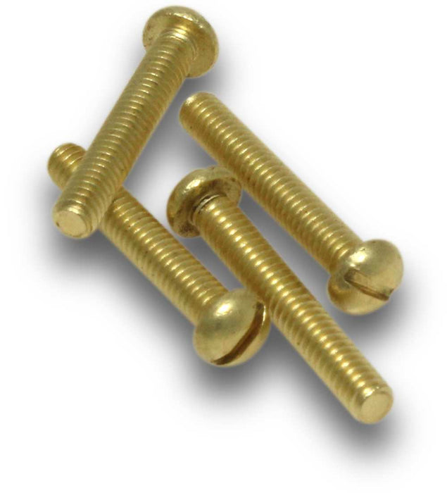 Machine Screw 3/16 x 1in Brass RH (Jar55)