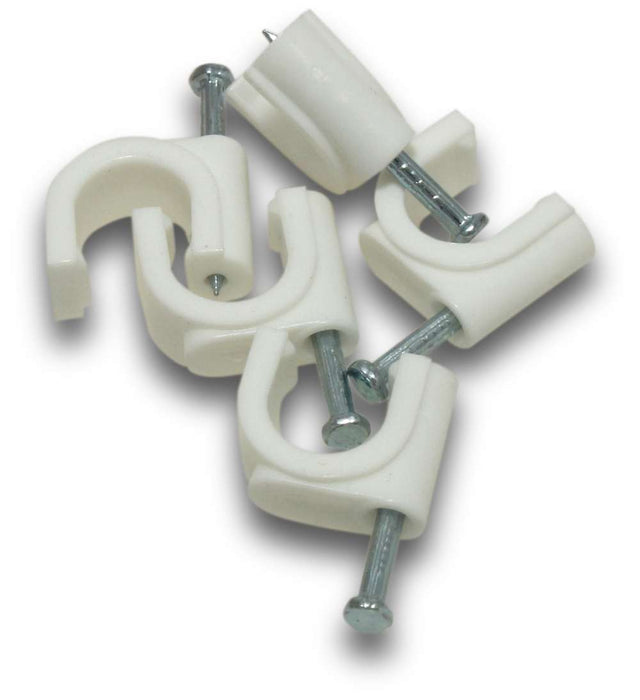 Cable Clip 12mm Round (Jar50)