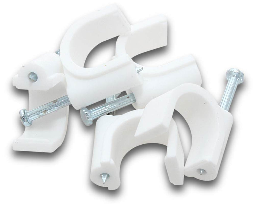Cable Clip 20mm PVC Conduit (Jar50)