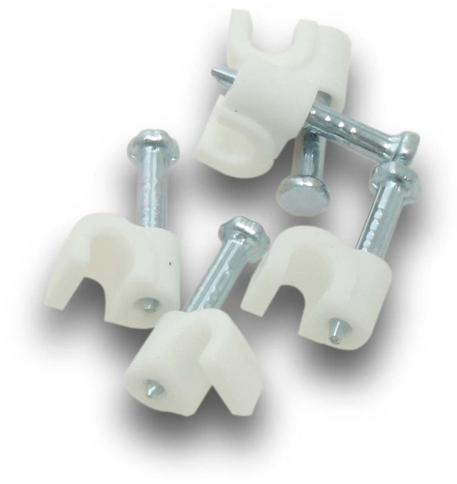 Cable Clip 4mm Conduit Wire (Jar100)