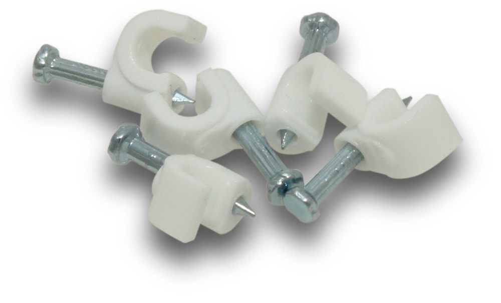 Cable Clip 6mm Conduit Wire (Jar100)