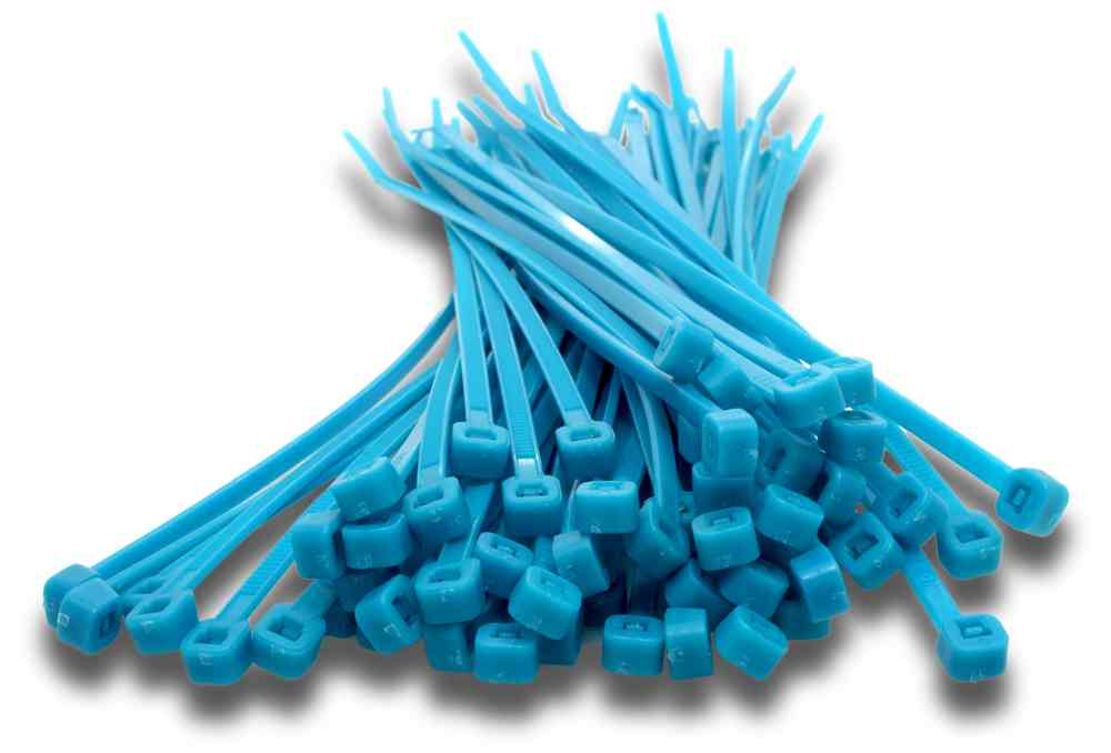 Cable Tie 203 x 3.2mm Blue (Pkt1000)