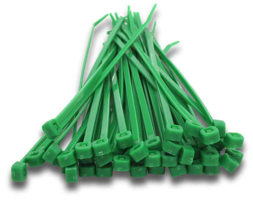 Cable Tie 203 x 3.2mm Green (Pkt1000)