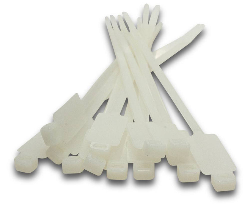 ID Cable Tie 200 x 4.8mm Natural (Pkt100)