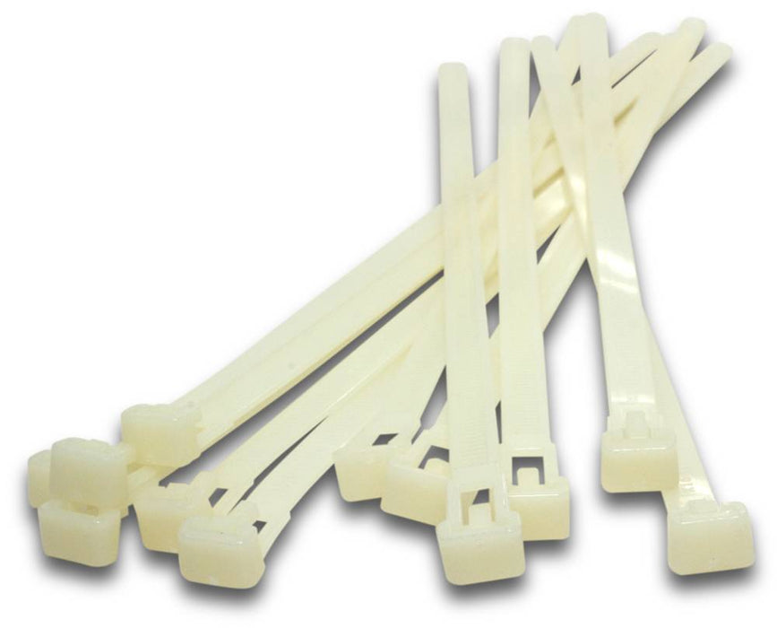 Cable Tie 200 x 4.7mm Releasable Natural (Pkt100)