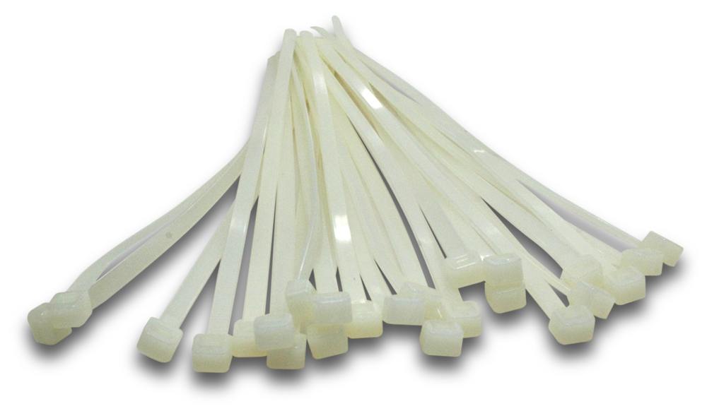 Cable Tie 300 x 7.6mm Natural (Pkt50)